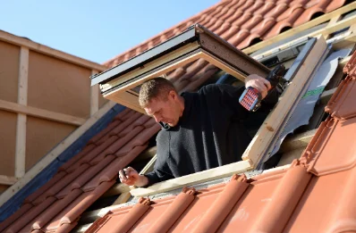 Pose de fenêtres de toit Velux à la Frasnée